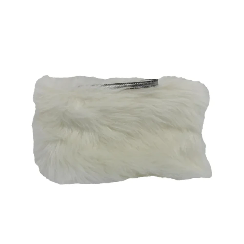Prada Vintage Pre-owned Fur prada-bags White Dames