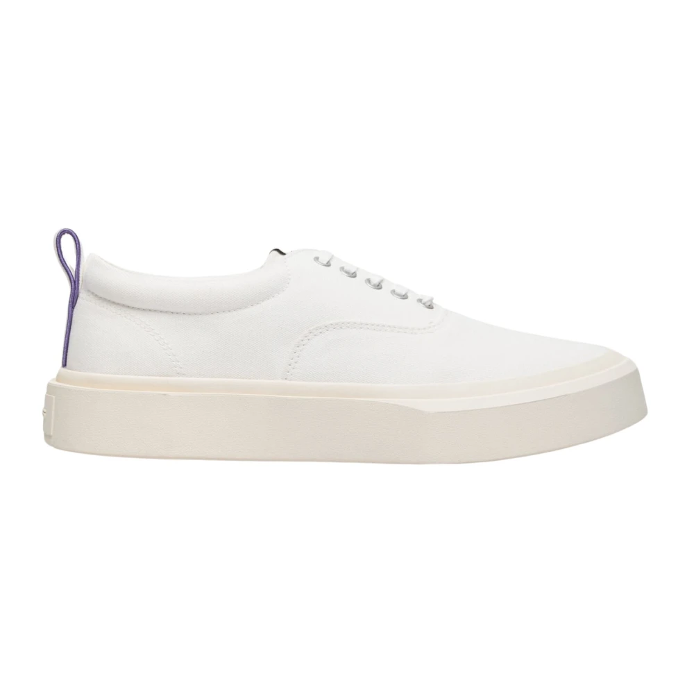 Eytys Canvas Sneakers Rund Tå Chunky Sula White, Herr