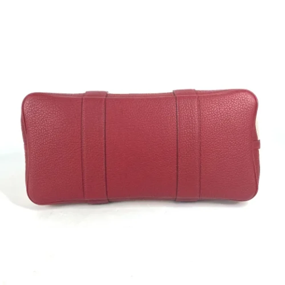 Hermès Vintage Pre-owned Fabric totes Red Dames