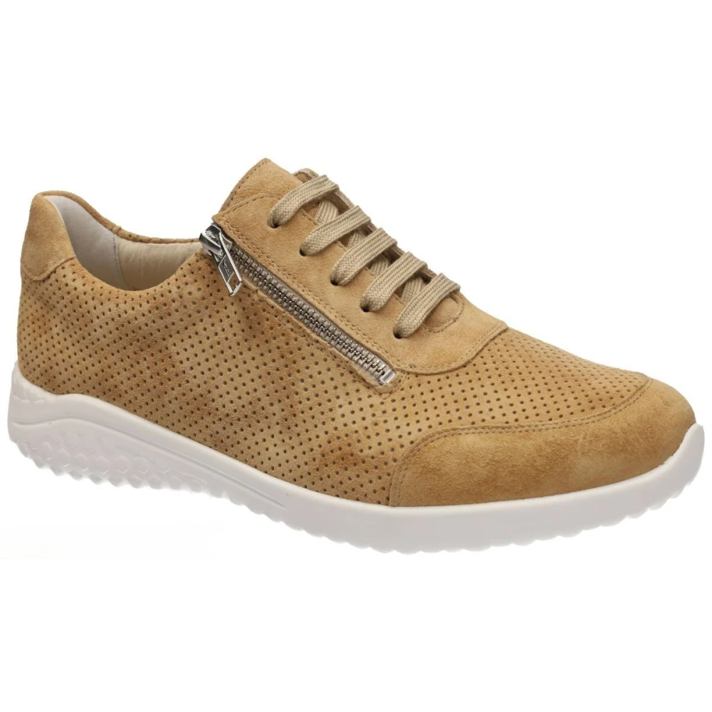 Solidus Kyle Velour Sneakers Dames Schoenen Bruin