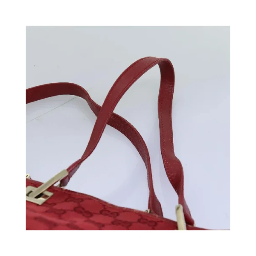 Gucci Vintage Pre-owned Canvas gucci-bags Red Dames