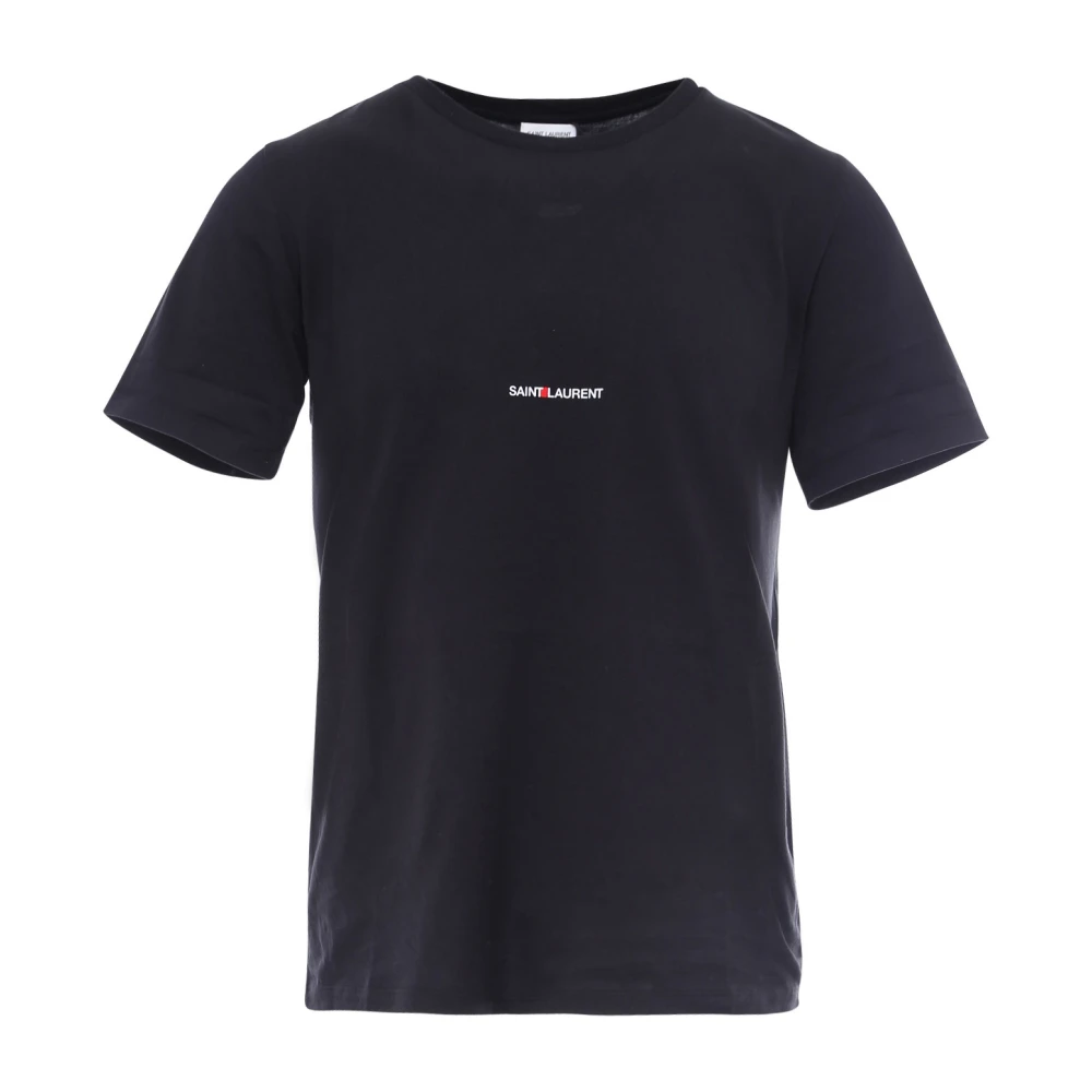 Saint Laurent T-Shirts Black Heren