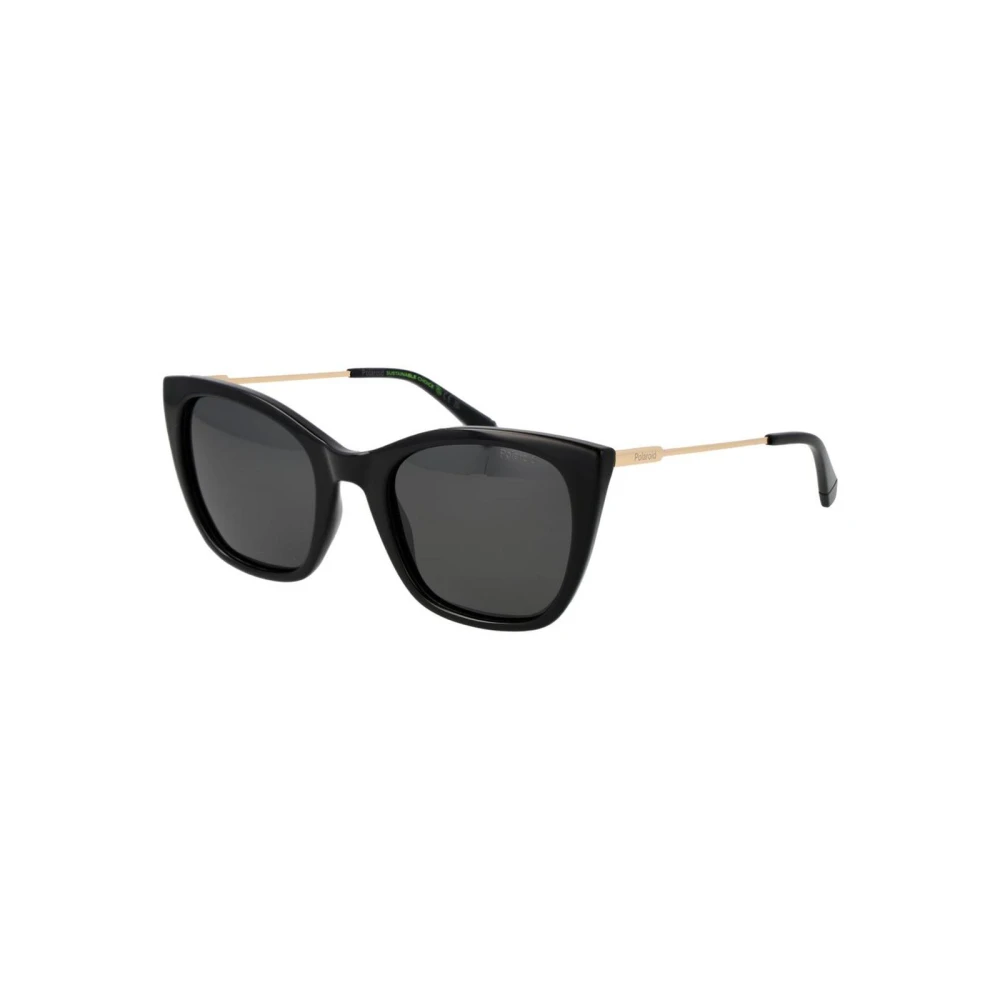 Polaroid Women's Black Polyester Frame Sunglasses