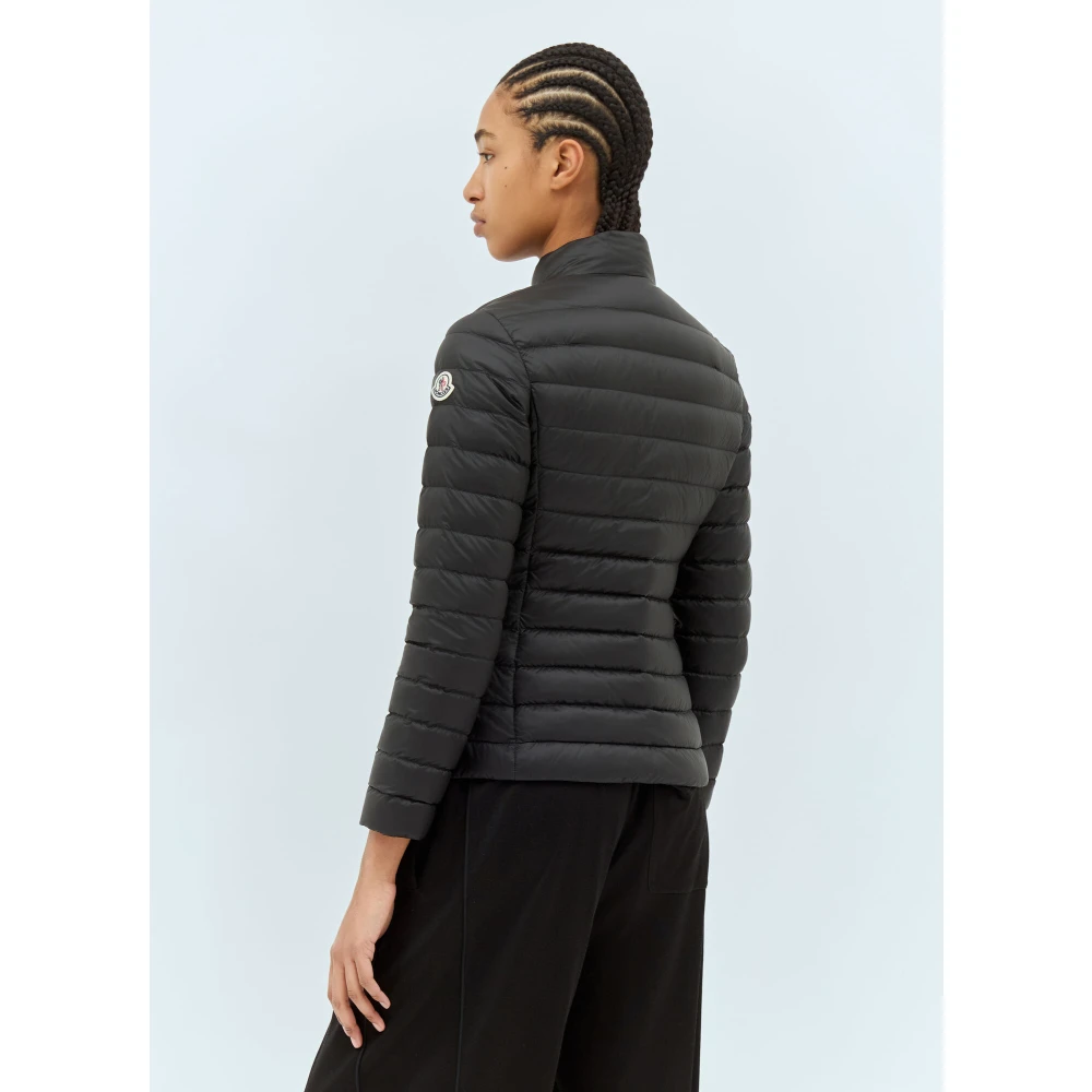 Moncler Gewatteerd Donsjack Lichtgewicht Constructie Black Dames