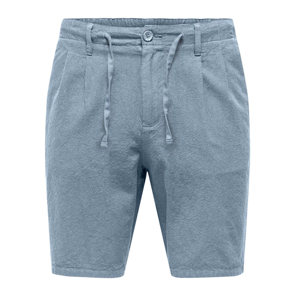 Only & Sons Ultiem Comfort Chino Shorts Blue Heren