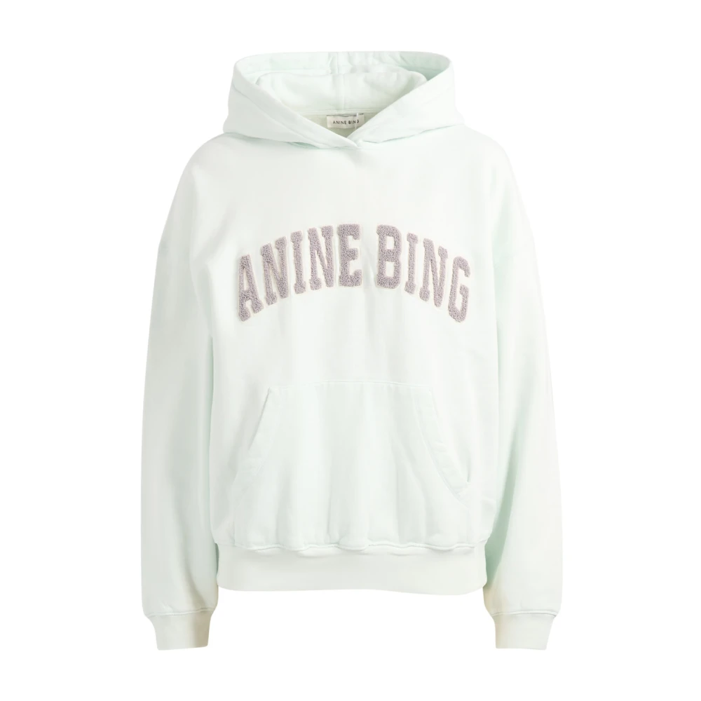 Anine Bing Women's Green Hoodies, Xs, Harvey Hoodie