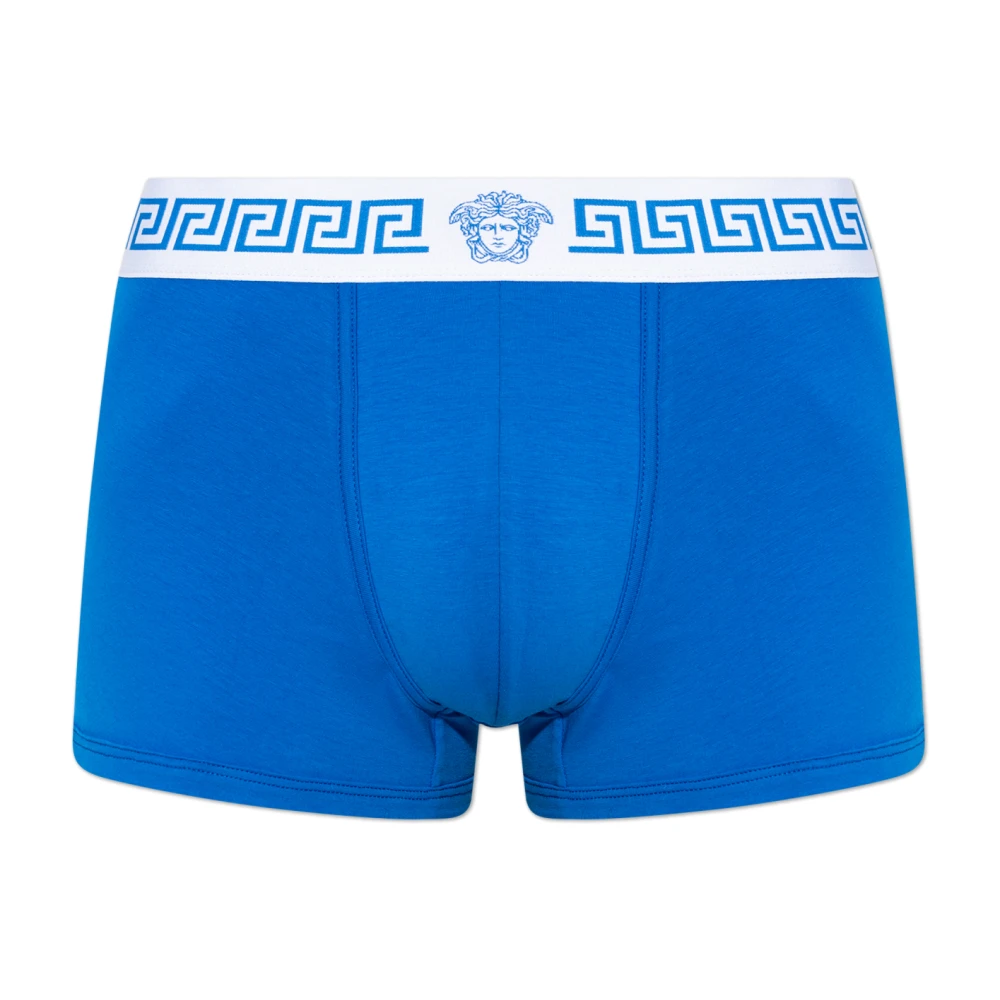 Versace Hombre Azul - Calzoncillos Tipo Bóxer De Algodón - Underwear - 2XL