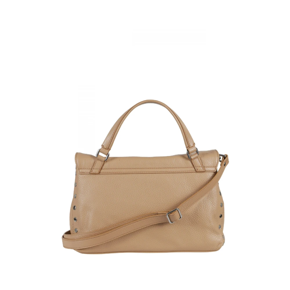 Zanellato Bruine leren handtas Elegant en veelzijdig Brown Dames