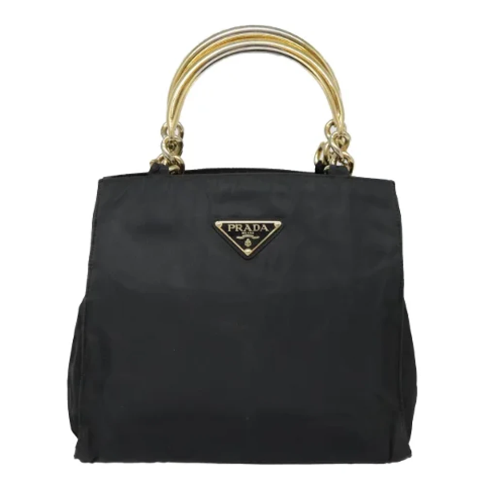 Prada Vintage Pre-owned Fabric prada-bags Black Dames