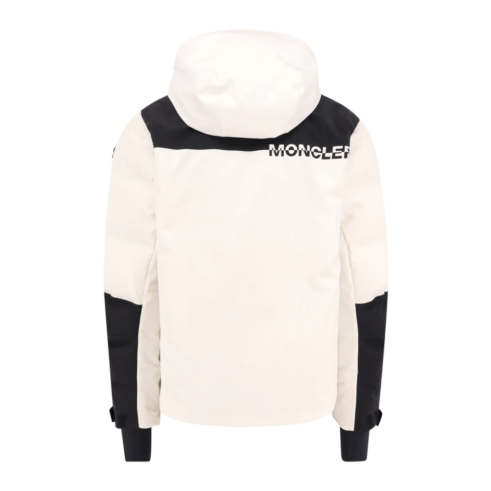 Moncler Recco Technology Gewatteerde Hoodie Jas White Heren