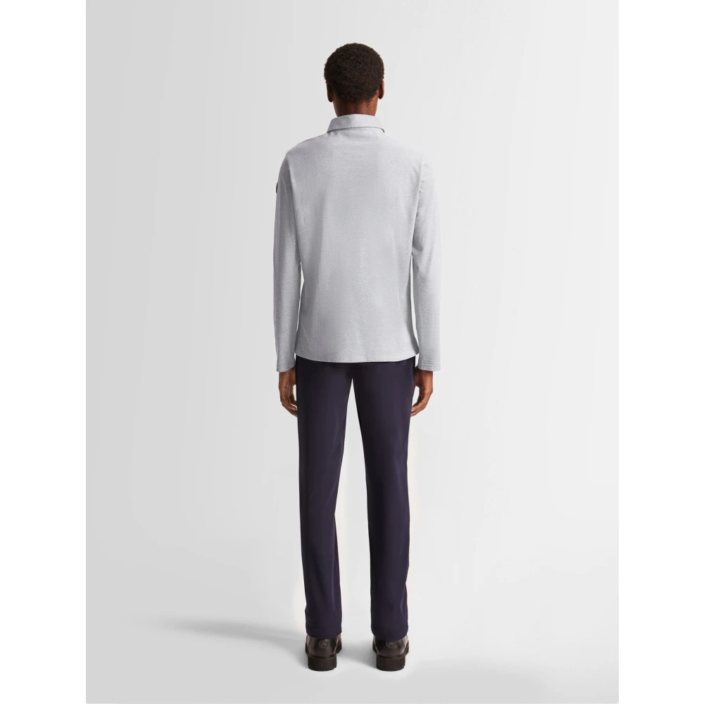 Fusalp Lange Mouw Poloshirt Gray Heren