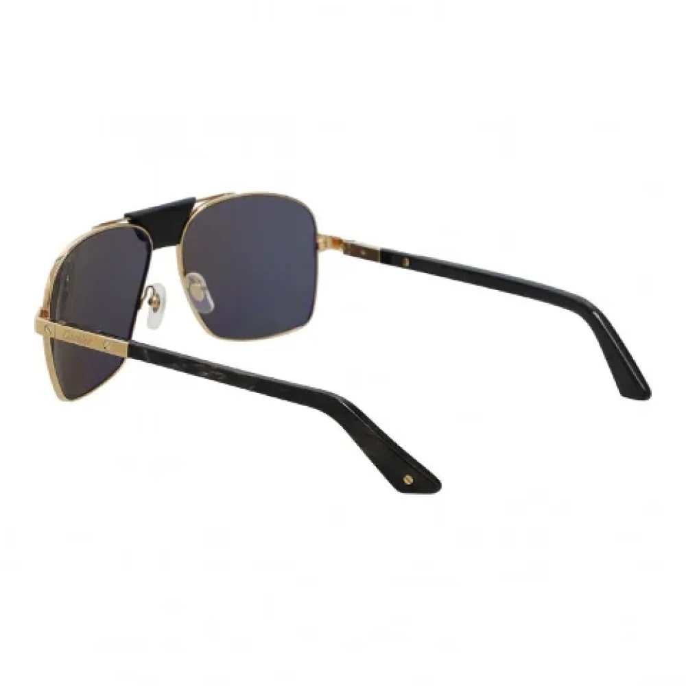 Cartier Vintage Pre-owned Fabric sunglasses Yellow Dames