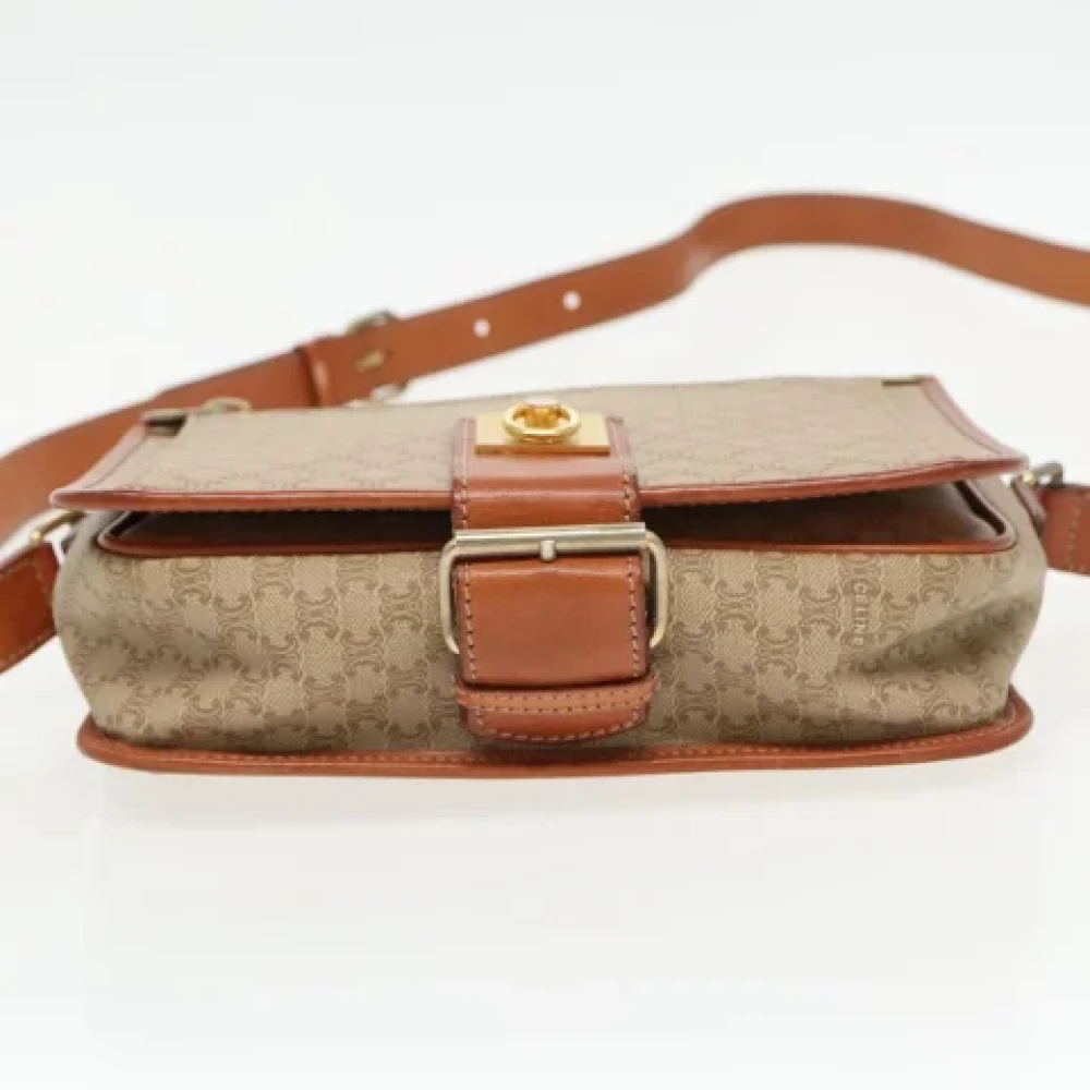 Celine Vintage Pre-owned Fabric celine-bags Beige Dames