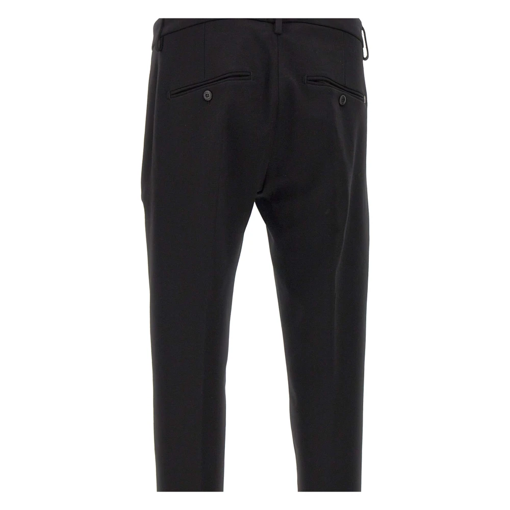 Dondup Zwarte Slim Fit Broek Black Heren