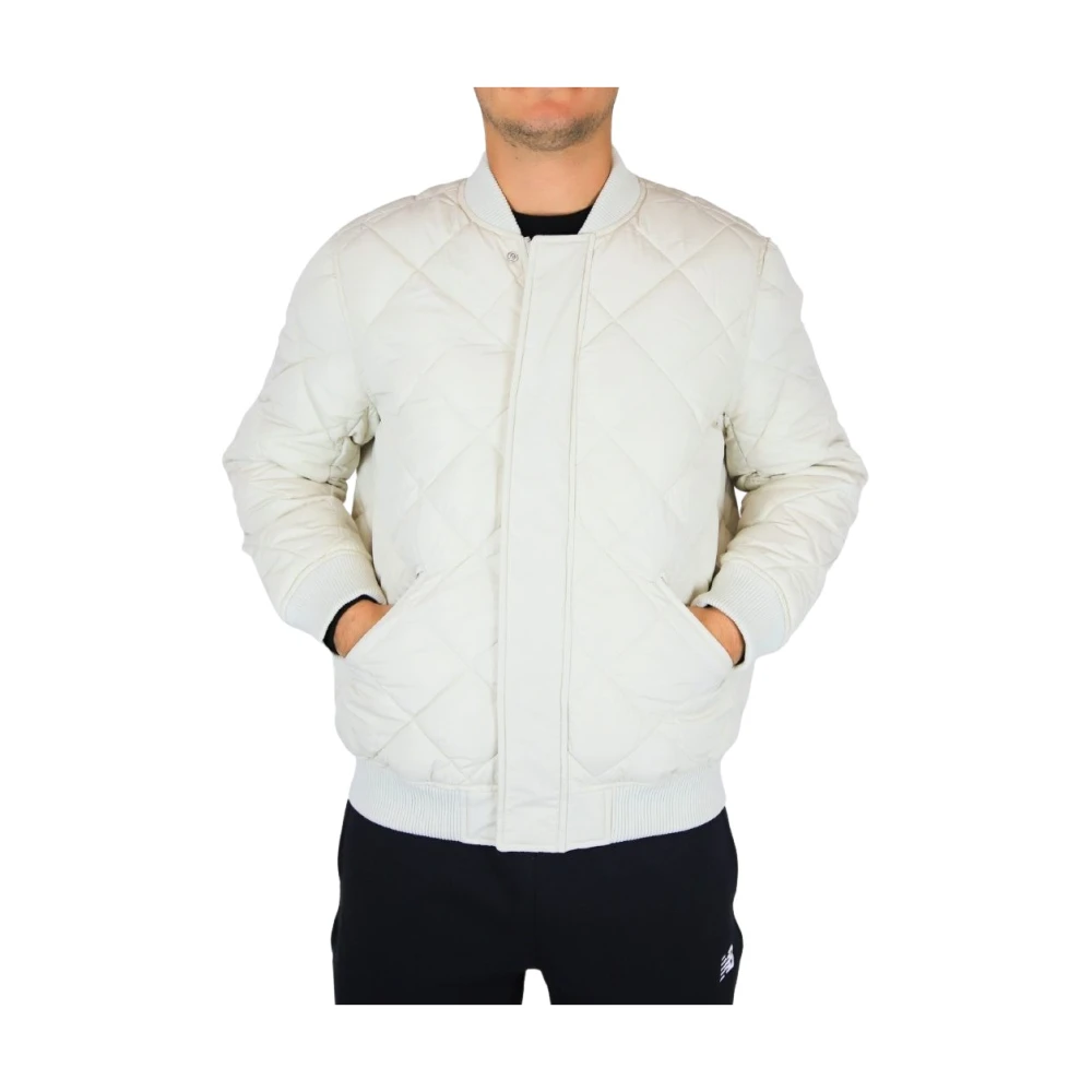 John Richmond Men's White Bomber Rendina - Bomber Jackets - S - Jackets