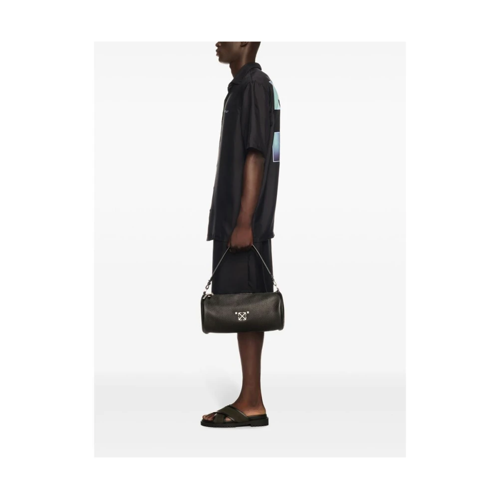 Off White Zwarte Pijlen Bum Bag Black Heren