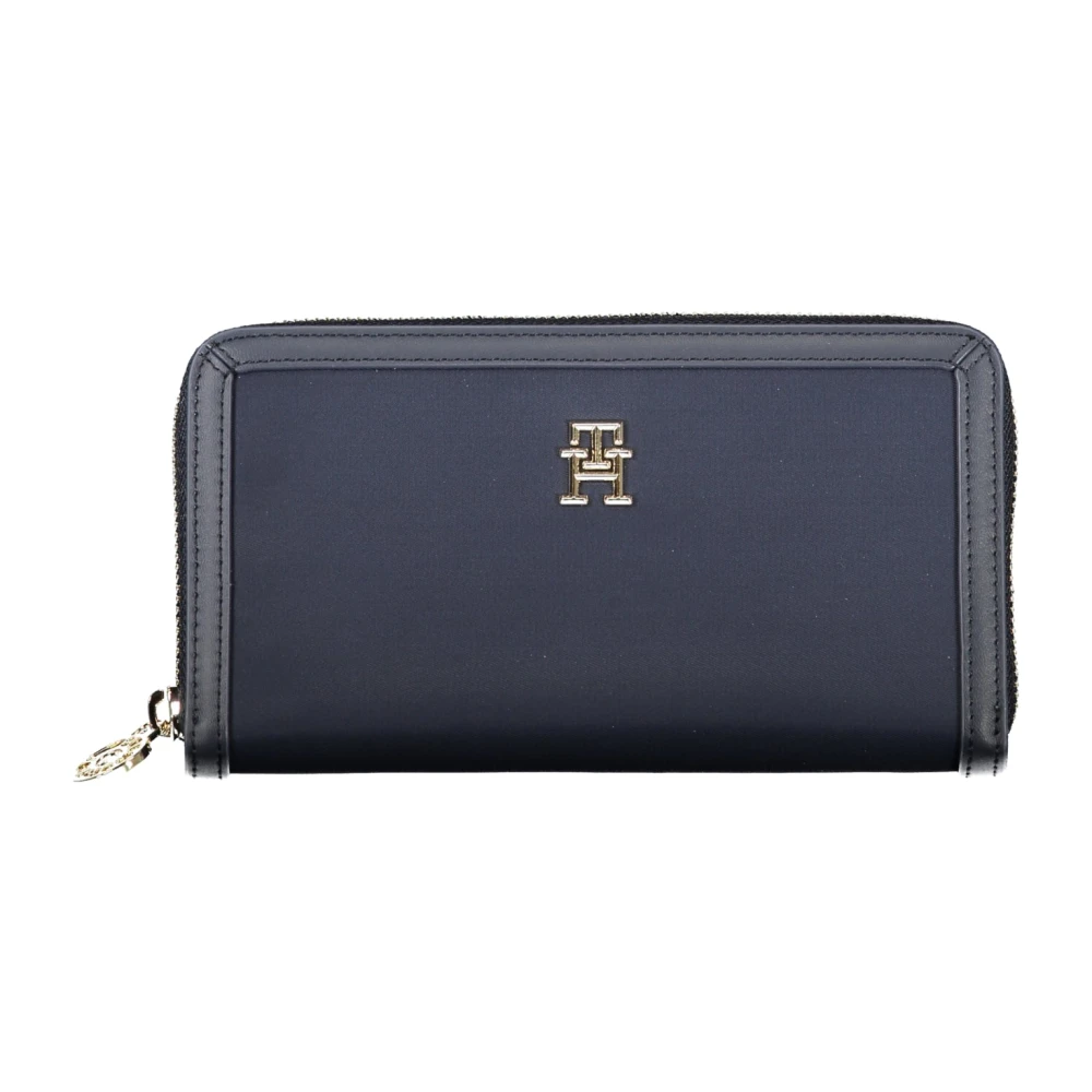 Tommy Hilfiger Blauwe Damesportemonnee met Ritssluiting Blue Dames