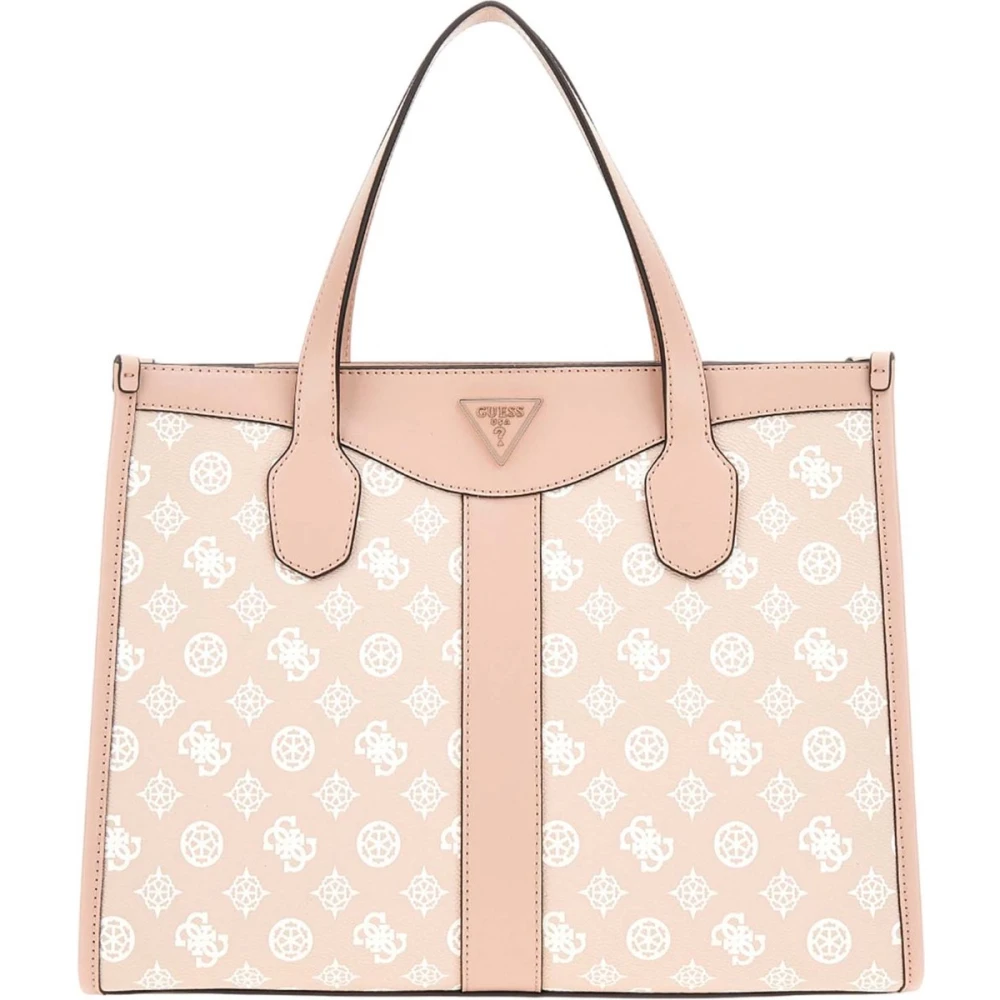 Guess Silvana 2 Fack Tote Väska Pink, Dam