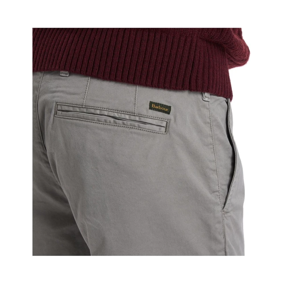 Barbour Neuston Essential Chino Broek Gray Heren