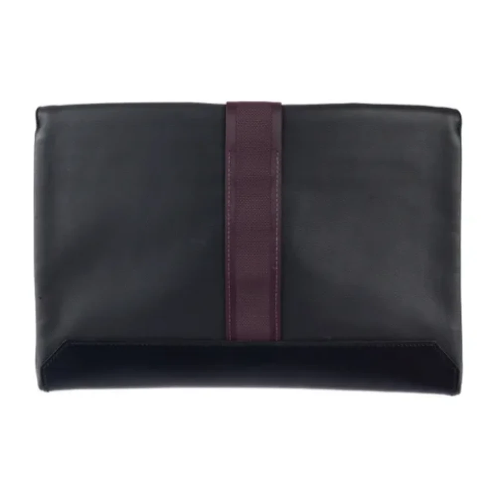 Hermès Vintage Pre-owned Fabric clutches Black Dames