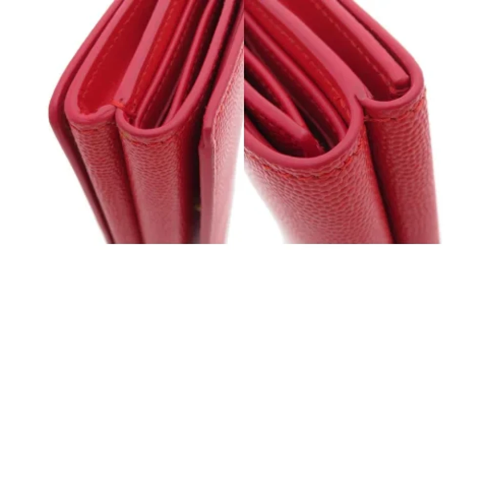 Burberry Vintage Pre-owned Leather wallets Red Dames