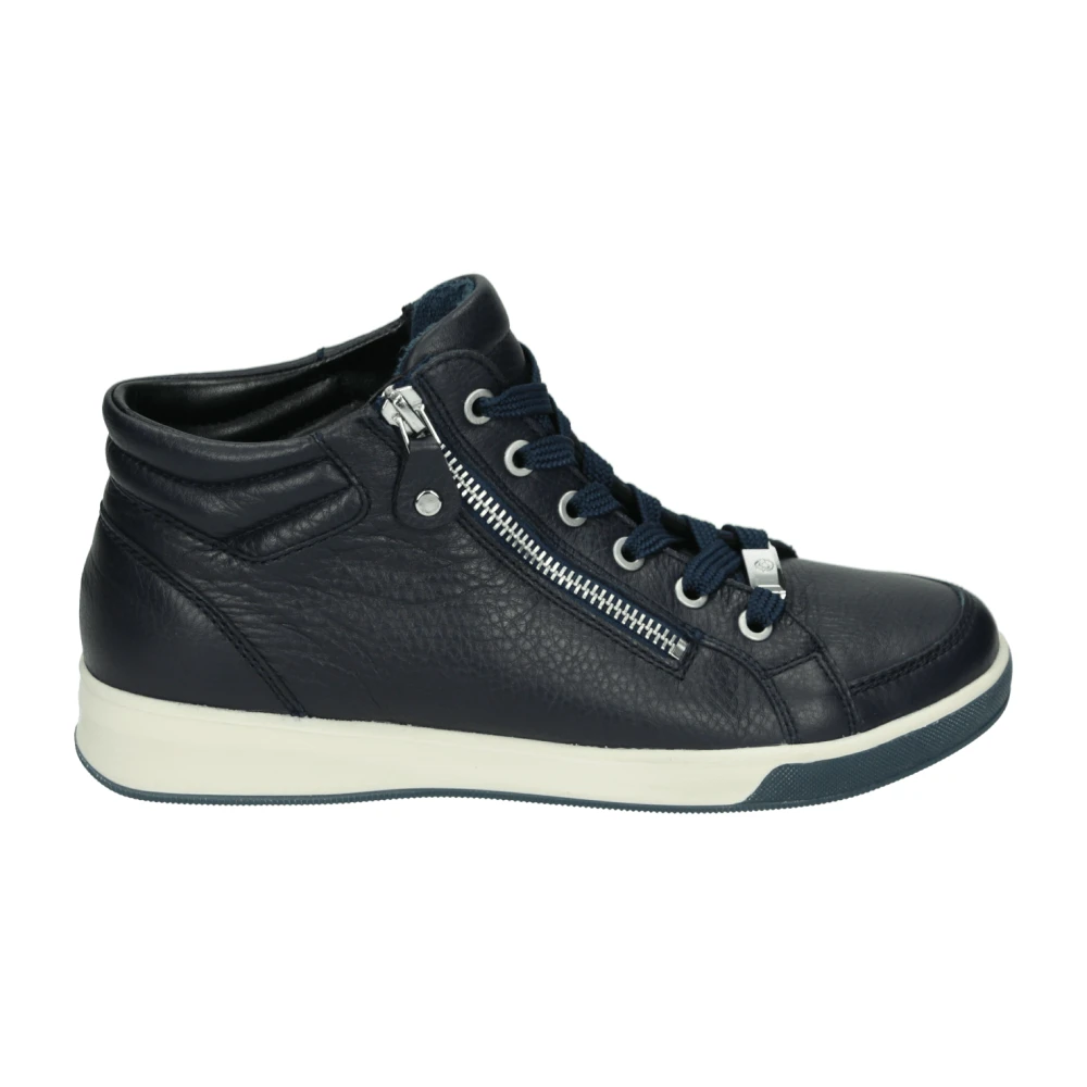 ara Blauwe Sportieve Mid Damesschoenen Dames Schoenen