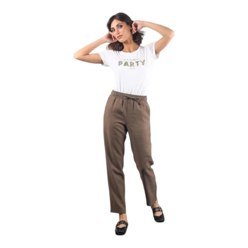 Liu Jo Korte Mouw T-shirt White Dames