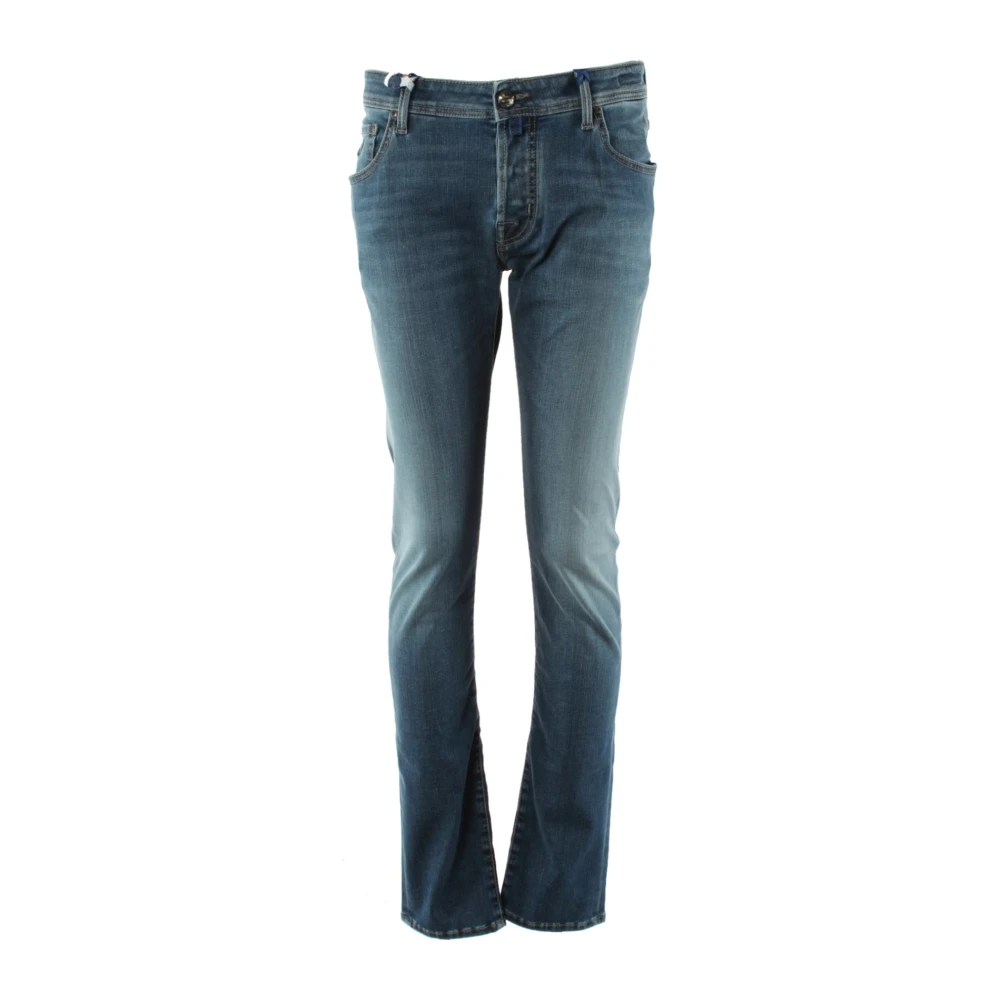 Jacob Cohën Slim Fit Blauwe Jeans voor Heren Blue Heren