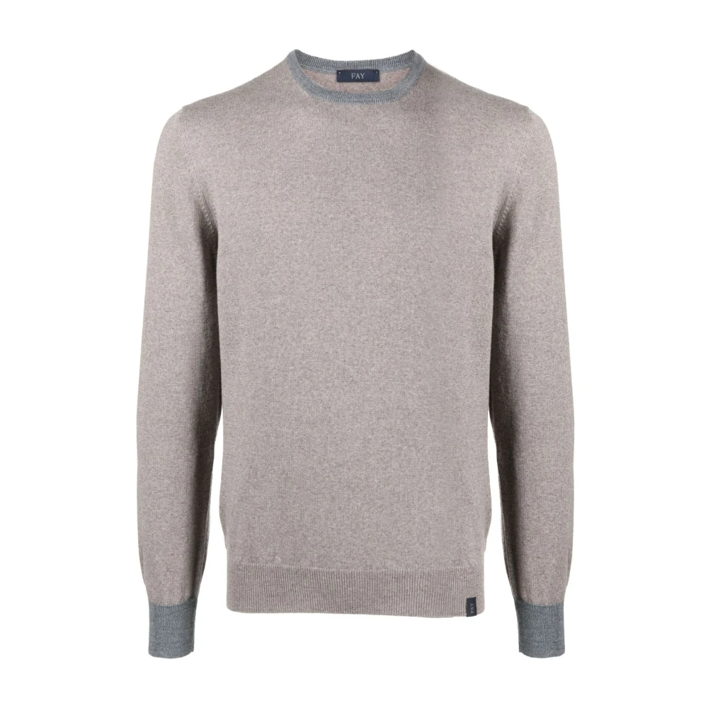 Fay Beige Sweater Collectie Beige Heren