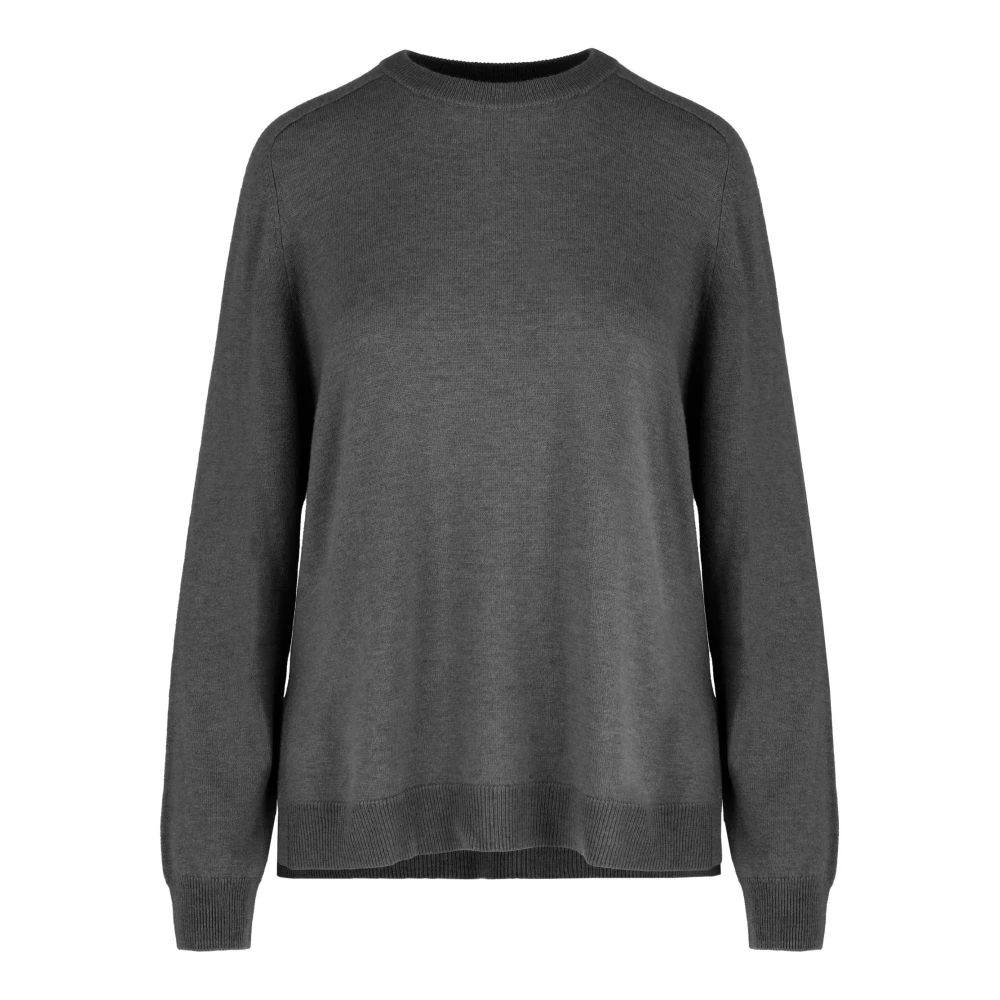 Bomboogie Femme Gris - Pull Ras Du Cou En Laine Mérinos - Pulls - Taille: 38 Fr