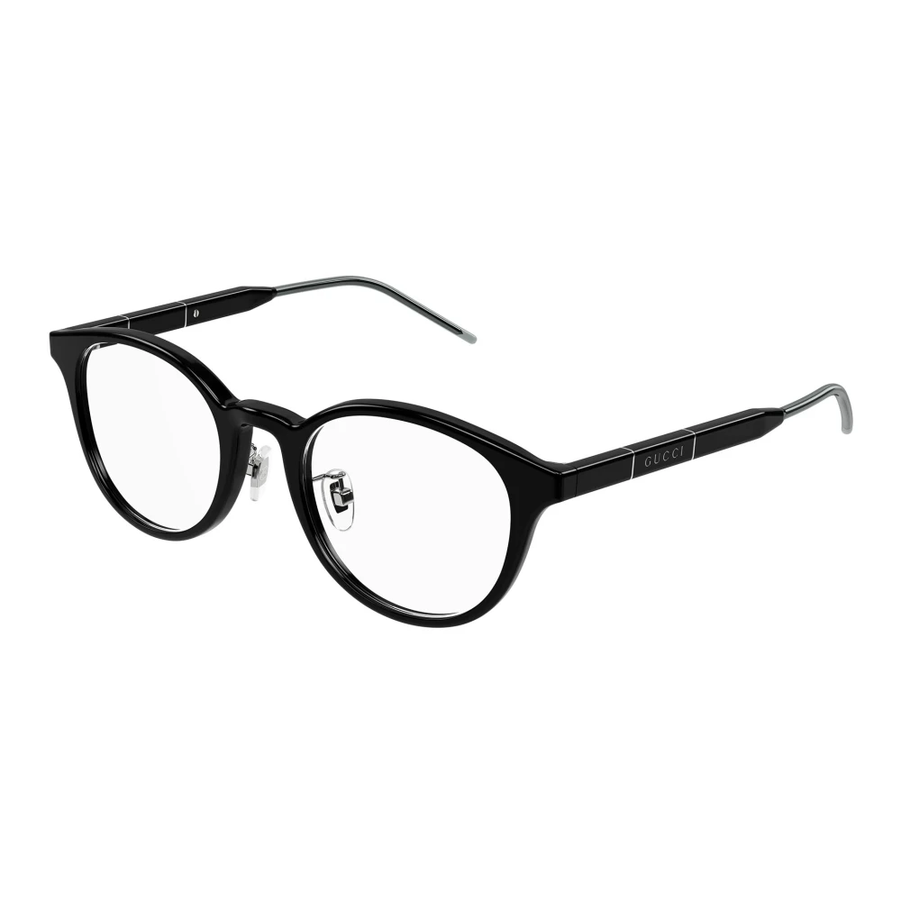 Gucci Unisex Black Glasses, 49 Mm, Pantos Optical Frame