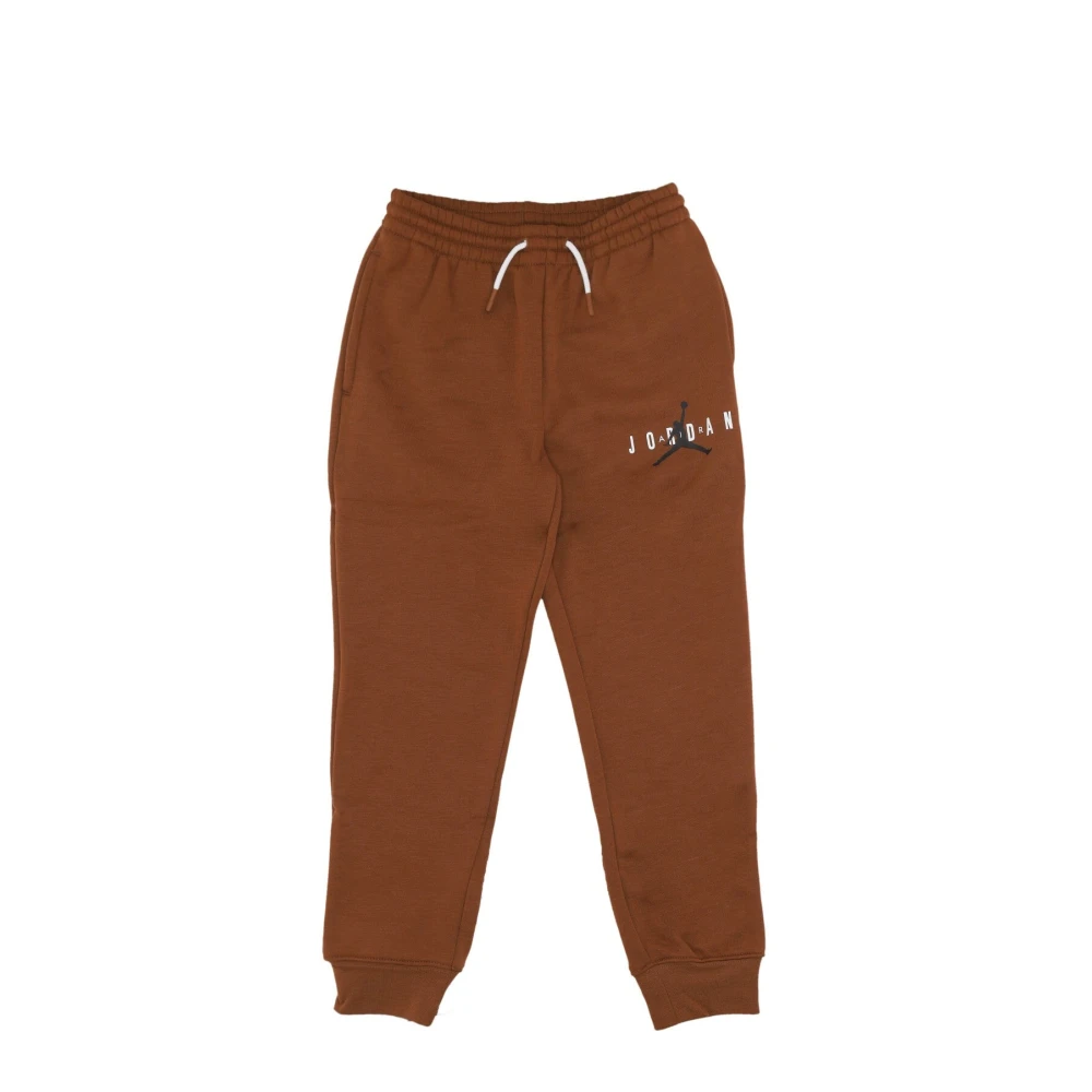 Jordan Fleece Tracksuit Byxor Jumpman Pant Brown, Pojke