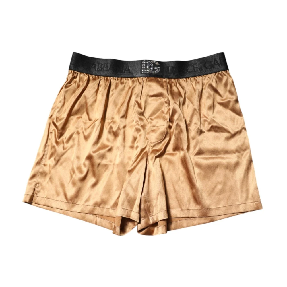 Dolce & Gabbana Men's Beige Stylish Boxer And Eye Mask Set