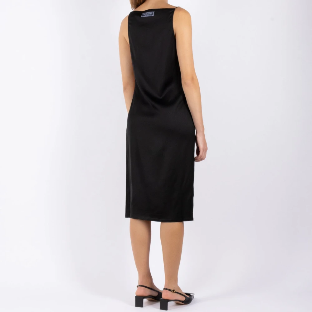 Jacquemus Zwarte Midi Jurk voor Dag & Nacht Black Dames