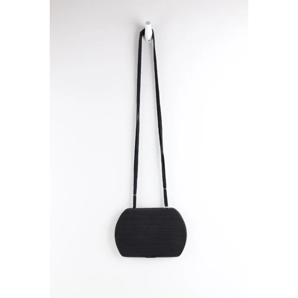 Yves Saint Laurent Vintage Pre-owned Fabric shoulder-bags Black Dames