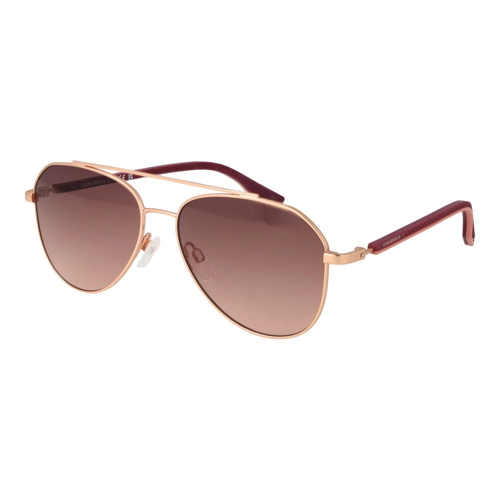 Converse Unisex Pink Sunglasses, One Size, Rubber Aviator Sunglasses