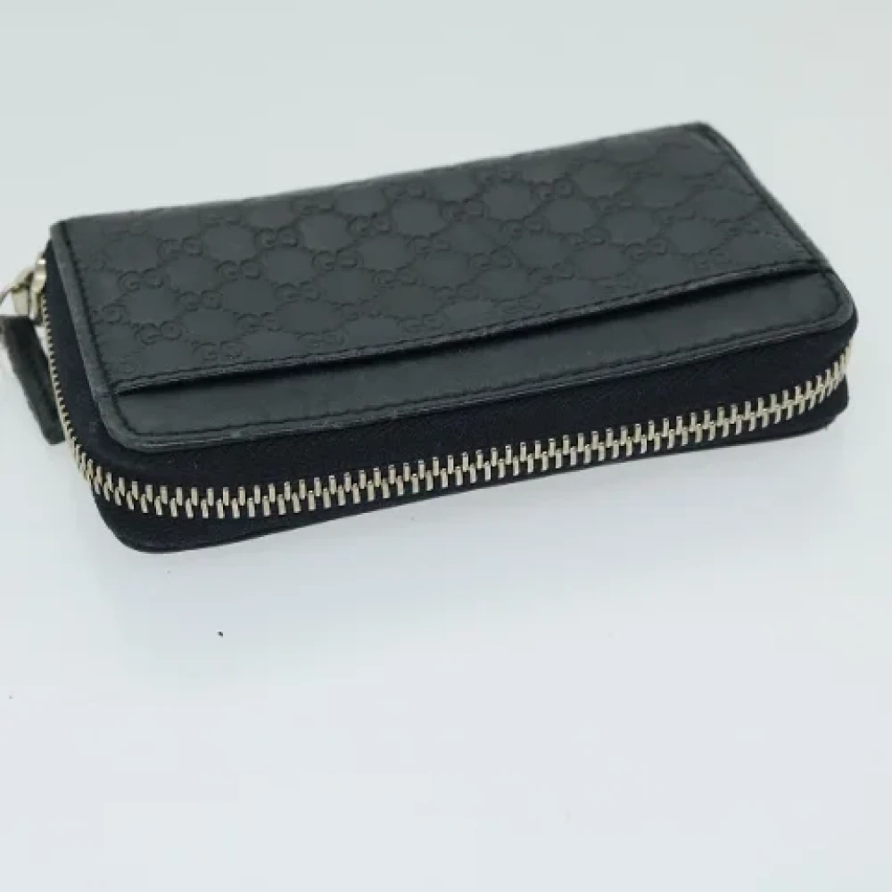 Gucci Vintage Pre-owned Canvas wallets Blue Dames