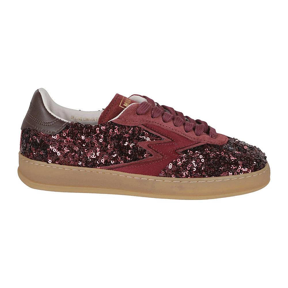 MOA Master OF Arts Paillet Sneakers met Leer Dames Schoenen Veelkleurig Multicolor