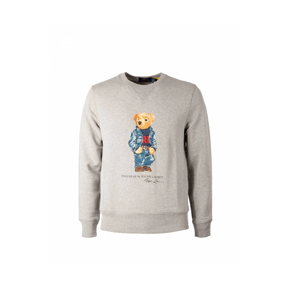 Polo Ralph Lauren Stijlvolle lange mouw sweatshirt Gray Heren
