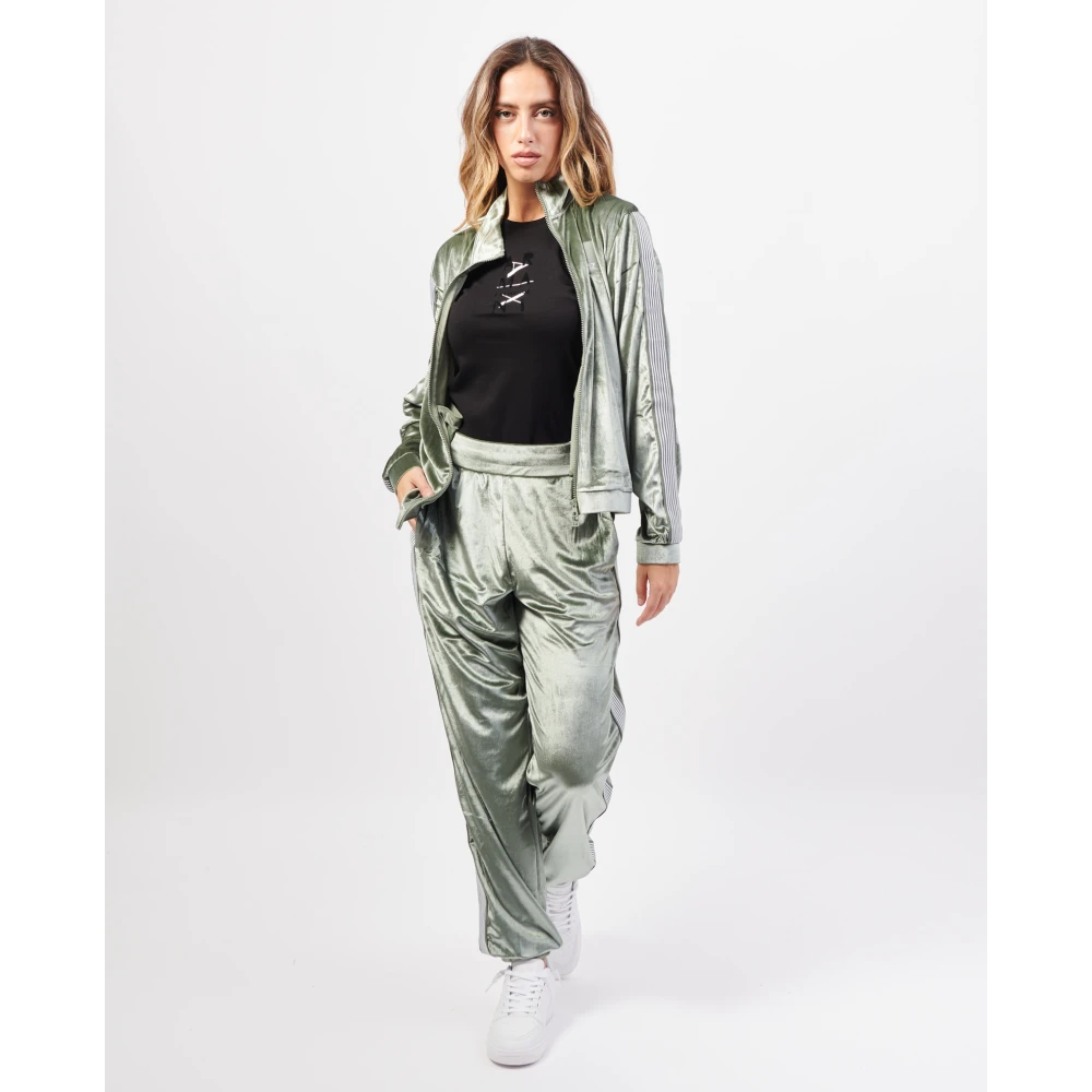 Emporio Armani Groene jurk met volledige rits Green Dames