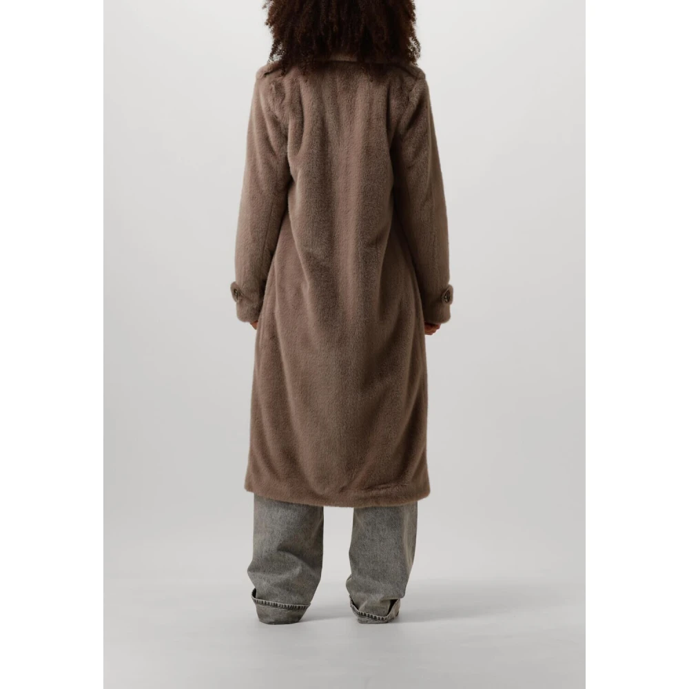 Beaumont Rachel Faux Fur Jas Brown Dames