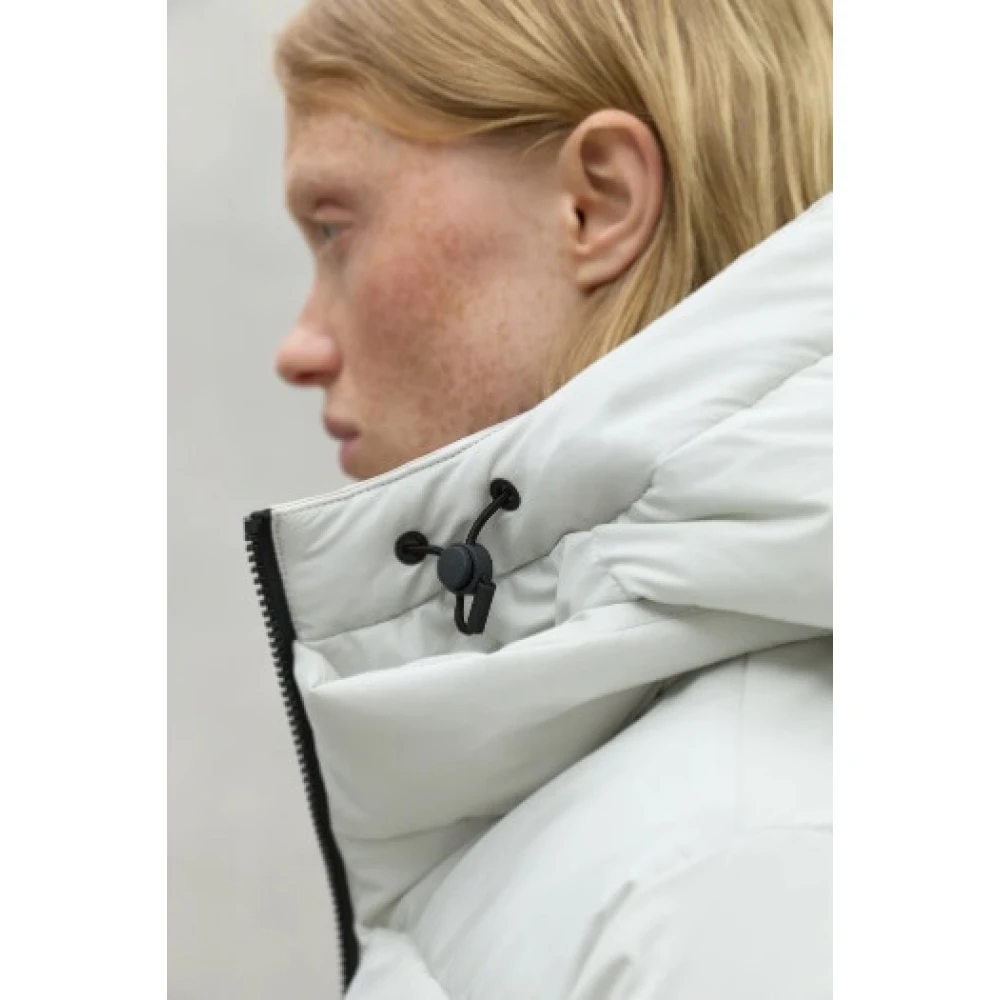 Ecoalf Omkeerbare waterafstotende winterjas White Dames