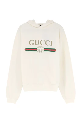 Sweatshirt i bomull och kashmir