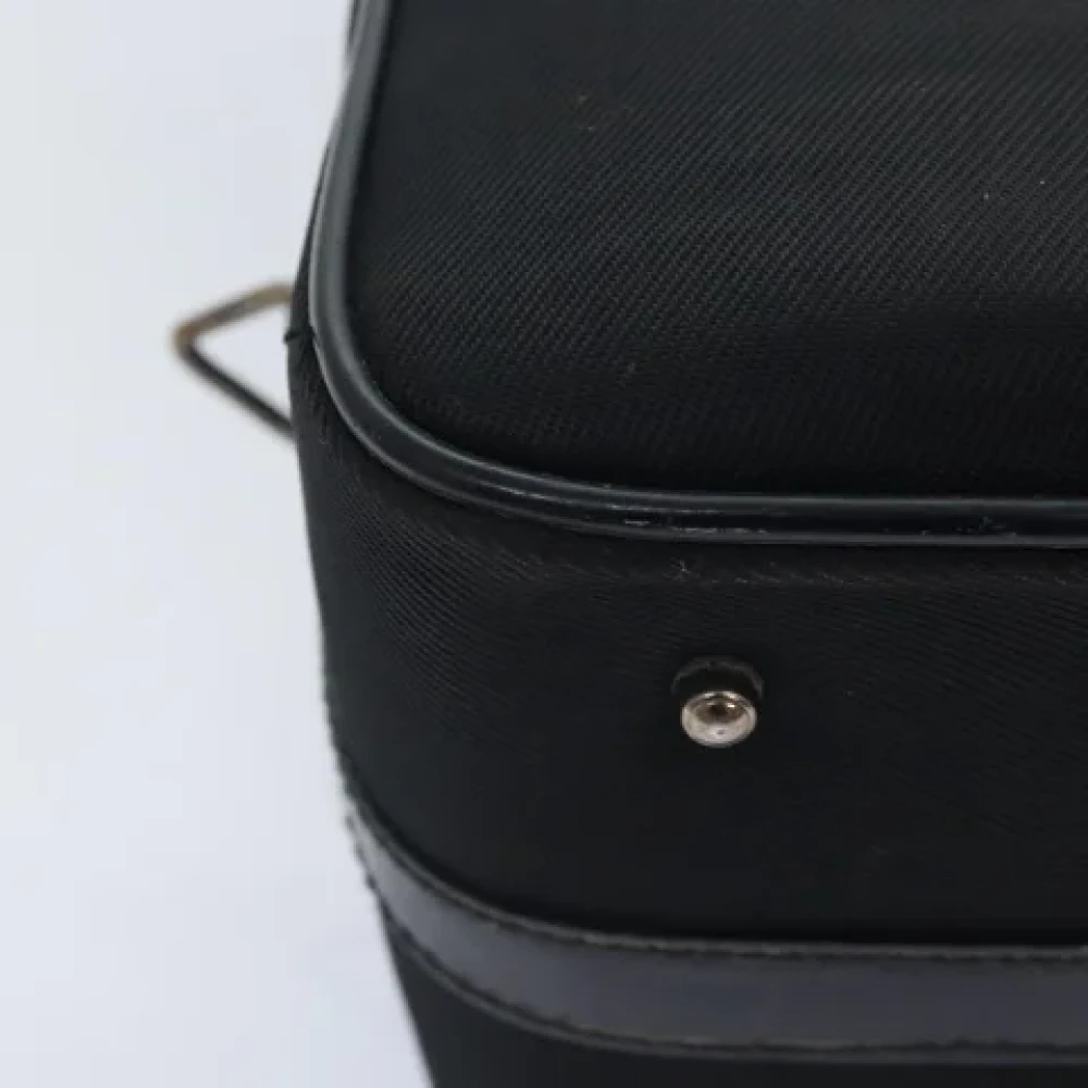 Gucci Vintage Pre-owned Nylon handbags Black Dames