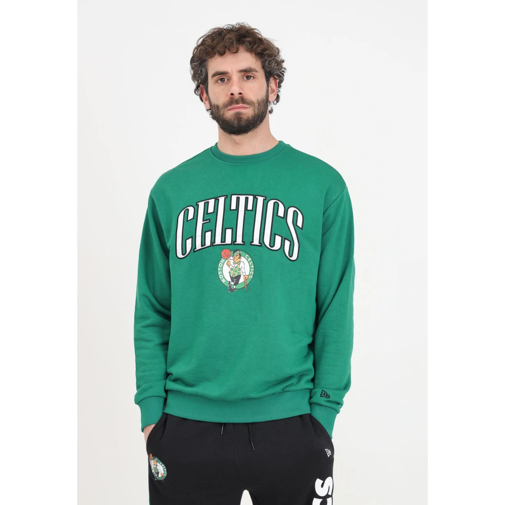 new era Boston Celtics NBA Arch Graphic Sweater Green Heren
