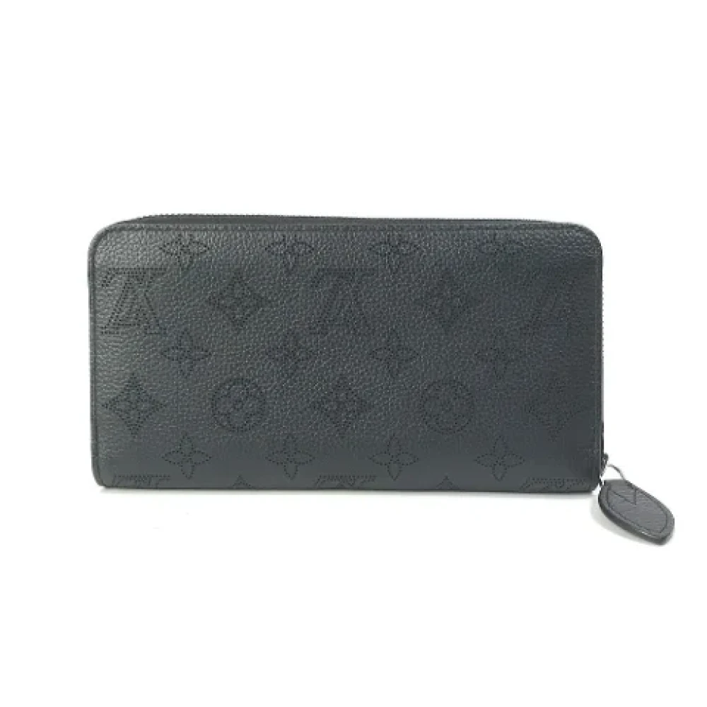 Louis Vuitton Vintage Pre-owned Fabric wallets Black Dames