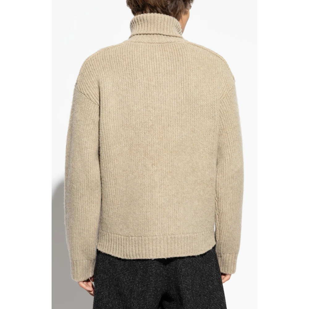 Burberry Wollen Turtleneck Beige Heren