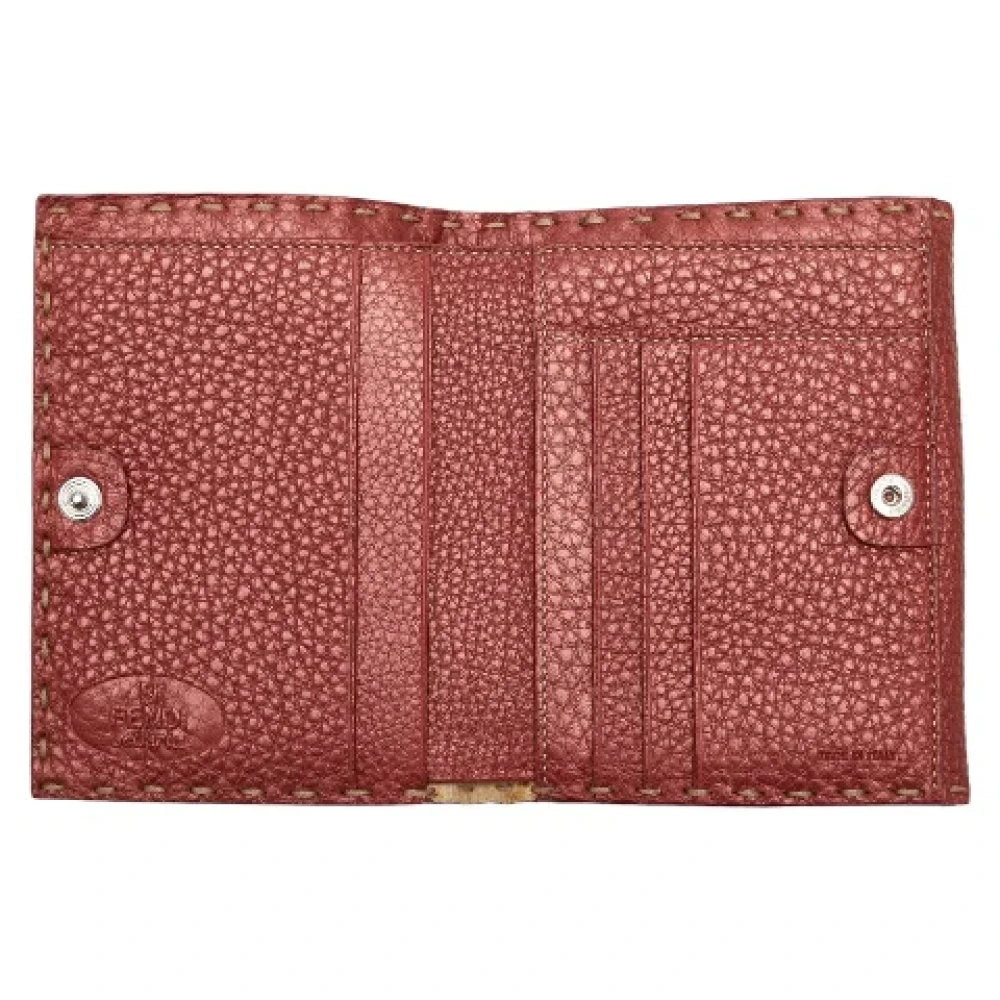 Fendi Vintage Pre-owned Leather wallets Brown Dames