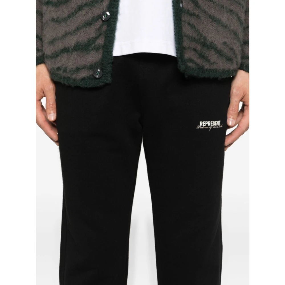 Represent Club Sweatpant Zwarte Broek Black Heren