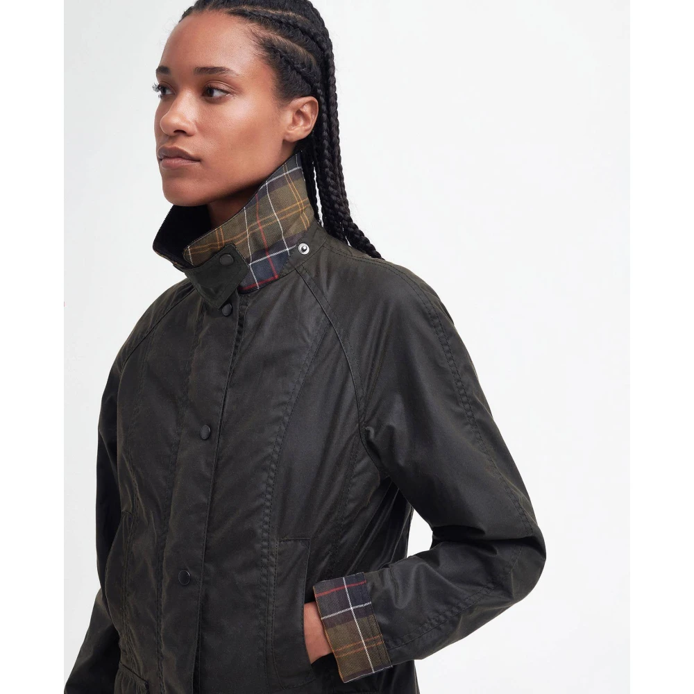 Barbour Klassieke Beadnell Wax Jas Green Dames